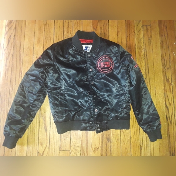 Detroit Pistons Ty Mopkins Mr. Alan's Exclusive Youth Starter Jacket. Size M - Picture 12 of 12